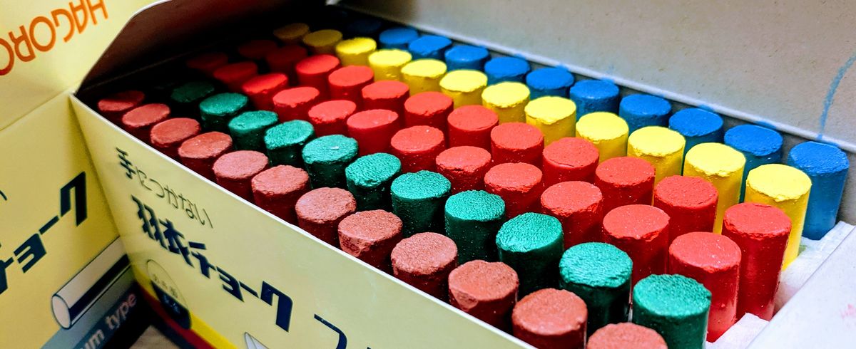 Colorful Chalk Box